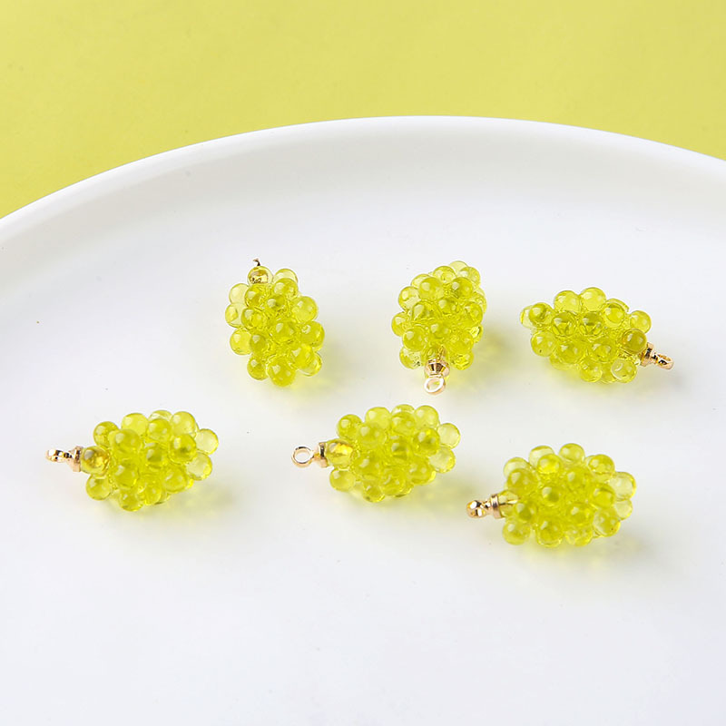 6pcs Cute Little Grapes Resin  - огляд і ціна Resin Art Gift Ideas