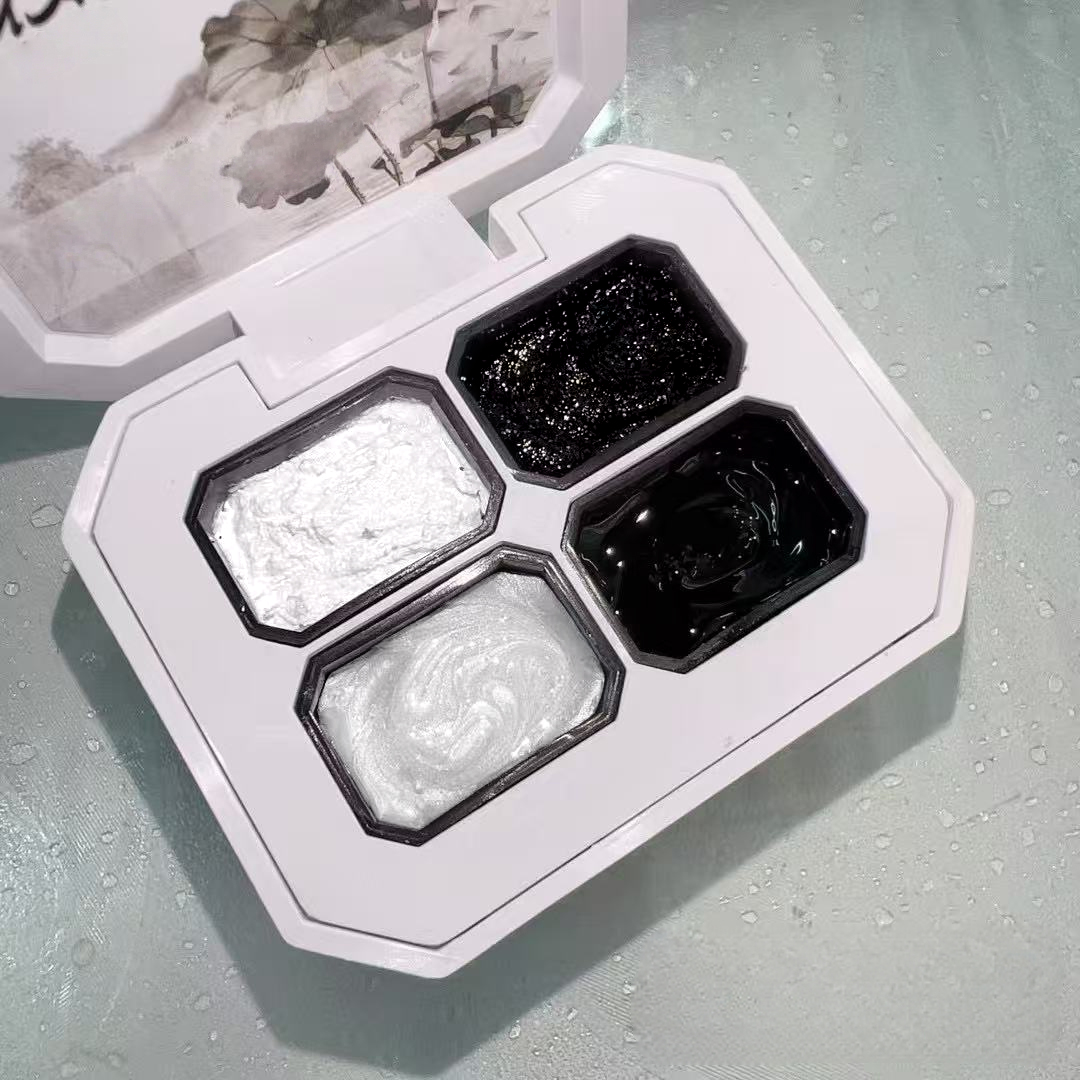 4Colors Black Red Pat Painting - огляд і ціна Resin Art Gel