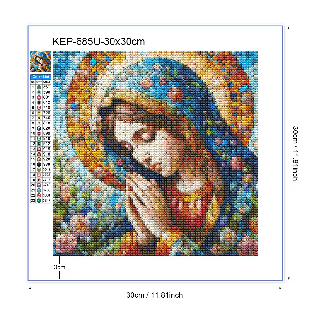 1pc frameless 5D DIY Diamond P - огляд і ціна Resin Art For Beginners