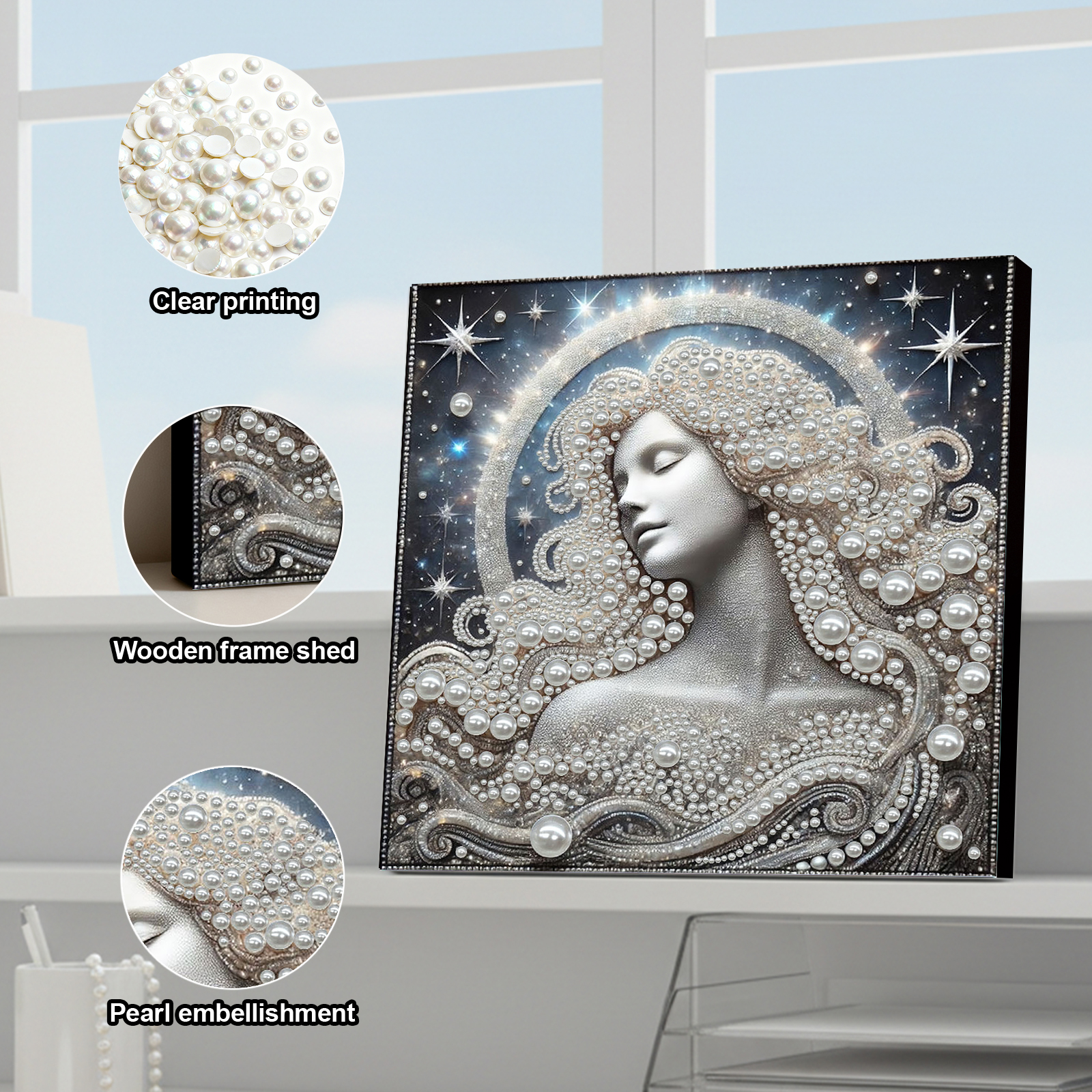 DIY Ladies Pearl Painting Art  - огляд і ціна Resin Art Kit For Beginners