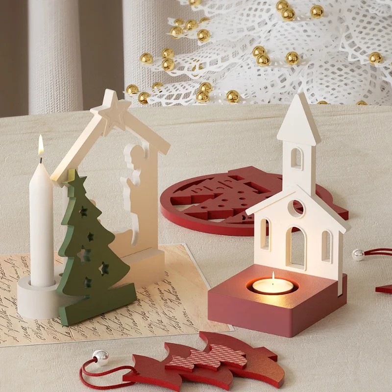 Halloween Christmas  Candle Ho - огляд і ціна Xmas Resin Art