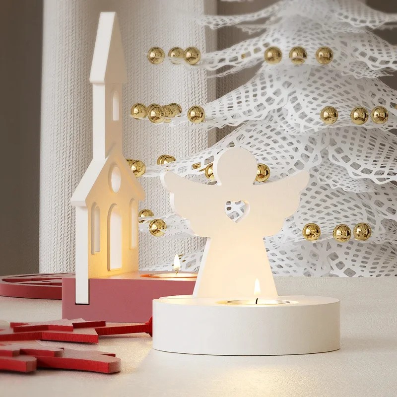 Halloween Christmas  Candle Ho - огляд і ціна Xmas Resin Art