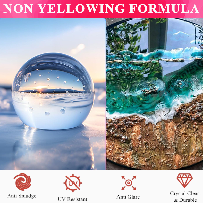 1:1 Crystal Clear Epoxy Resin  - огляд і ціна Resin Art And Wood