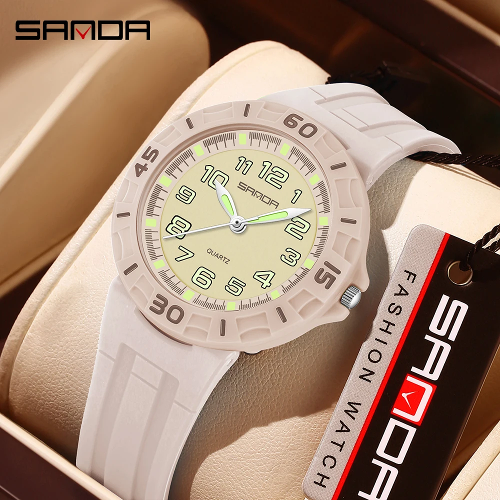 SANDA Student Quartz Watch 50m - огляд і ціна Resin Art Underwater