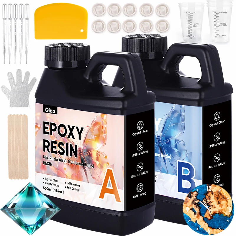 Anti-Yellowing Crystal Clear E - огляд і ціна Resin Art And Jewelry