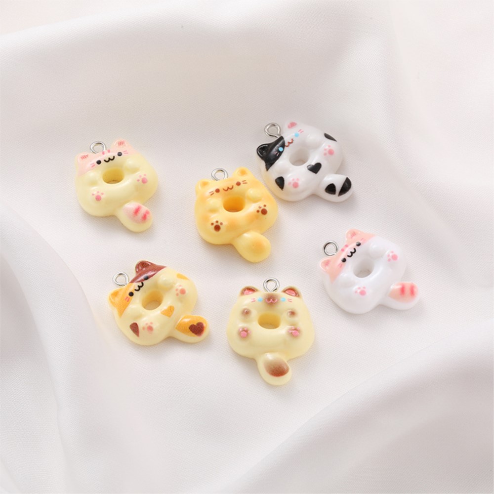 10Pcs Kawaii Cartoon Cat Resin - огляд і ціна Resin Art Gift Ideas