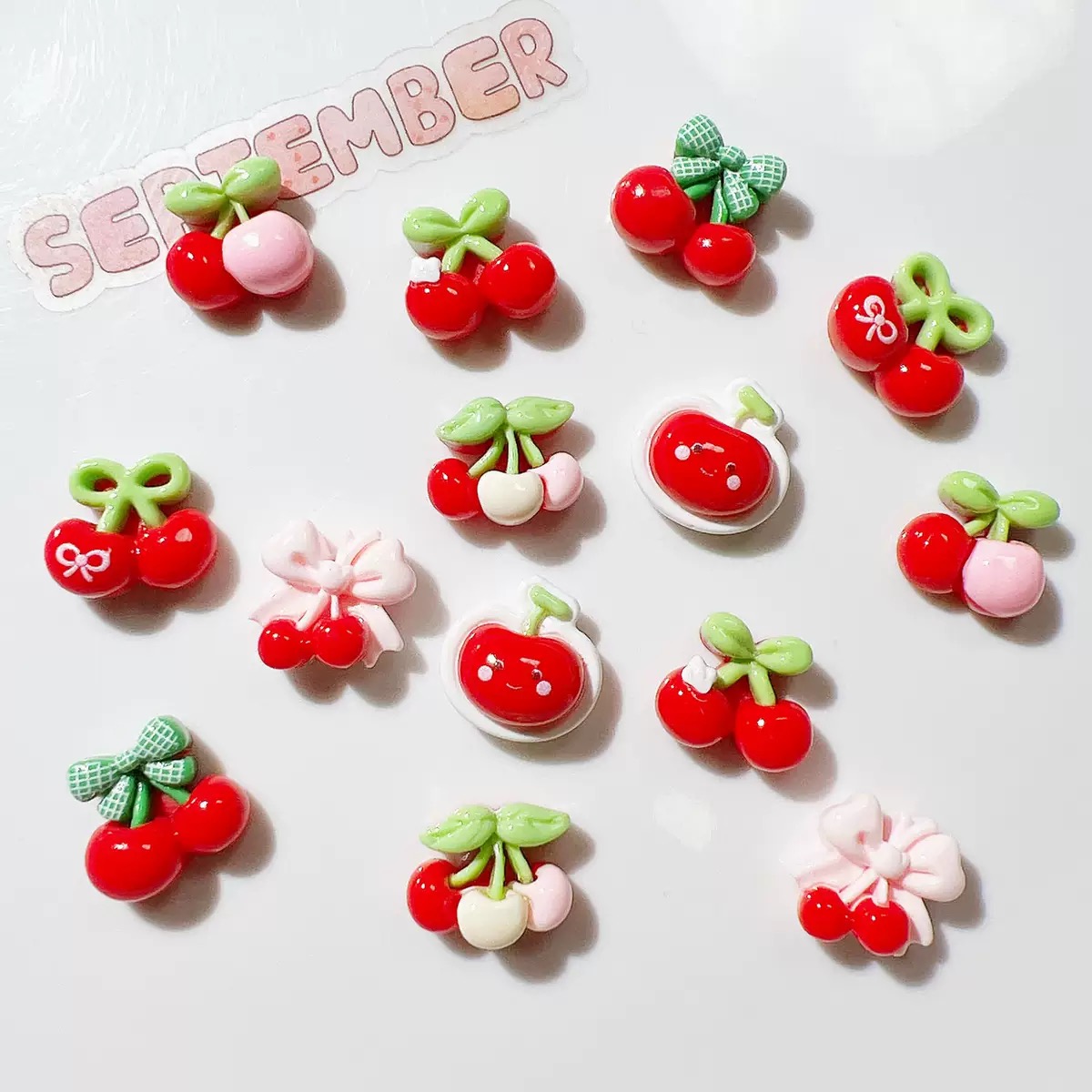 20Pcs Cute Mini cartoon with v - огляд і ціна Resin Art And Design