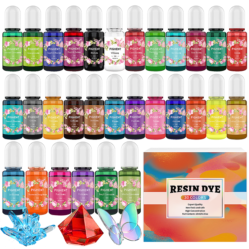 DIY Epoxy Resin Pigment Kit Ca - огляд і ціна Resin Art And Jewelry