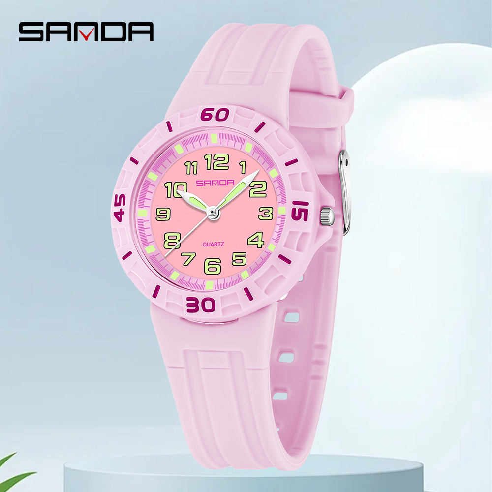 SANDA 6386 Student Quartz Watc - огляд і ціна Resin Art Underwater