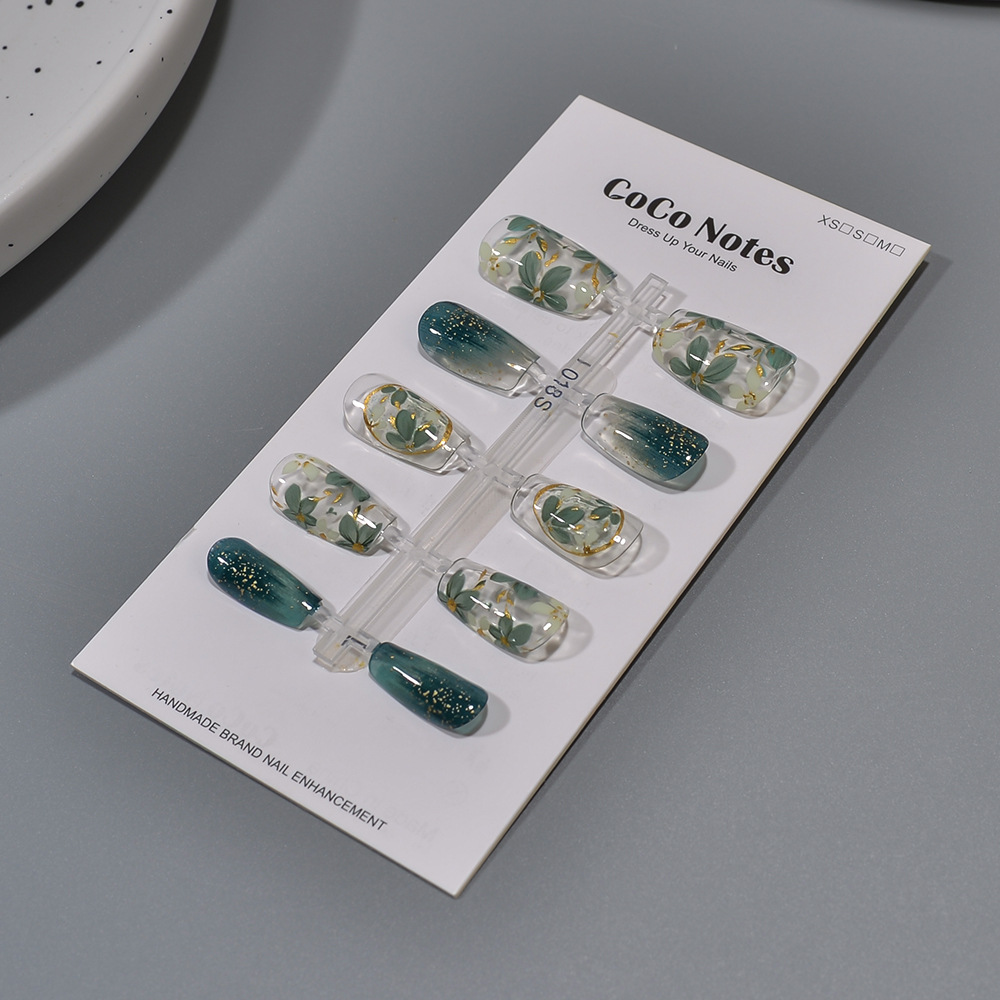 10pcs Spring Summer New Green  - огляд і ціна Resin Art Flower