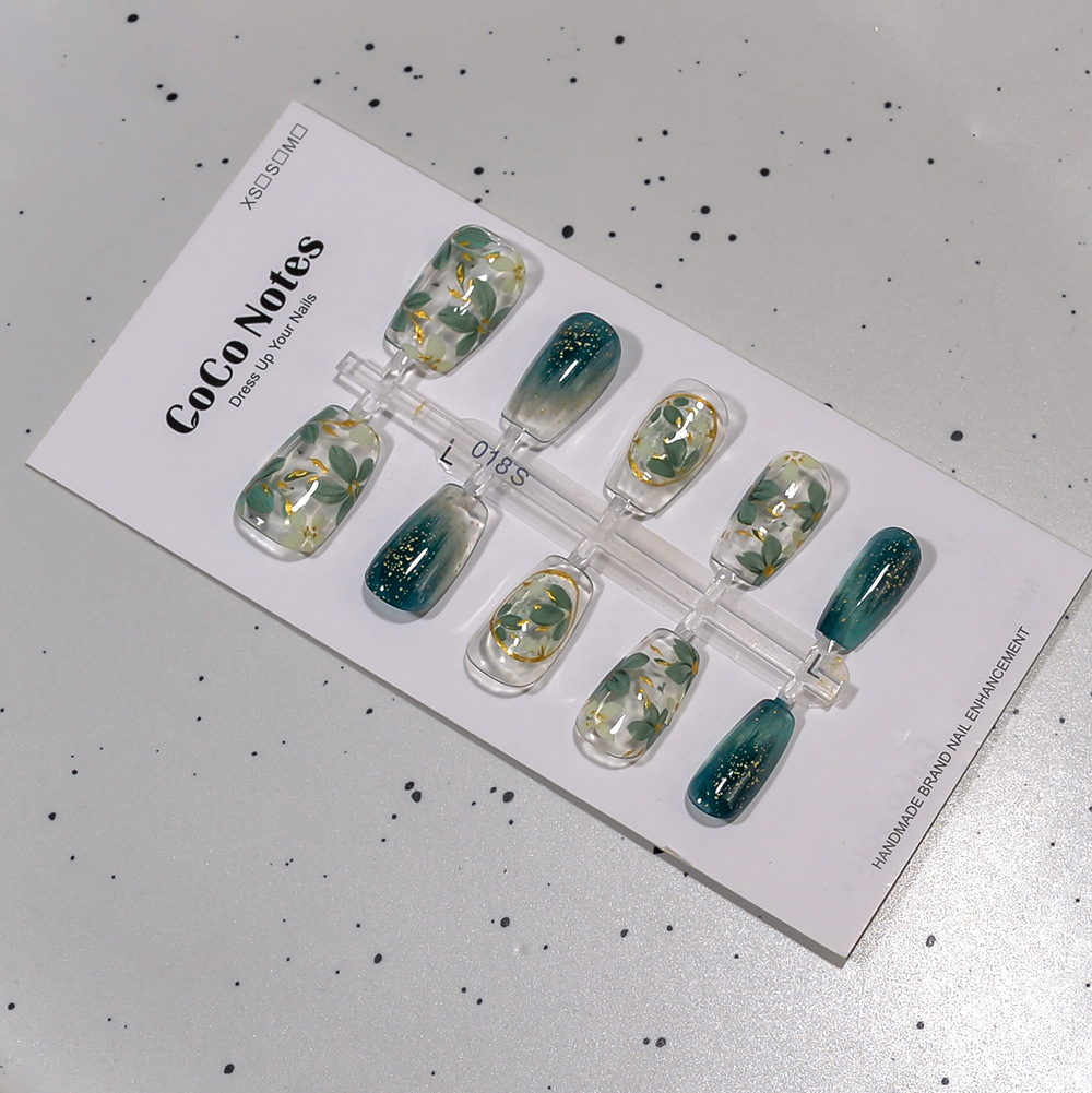 10pcs Spring Summer New Green  - огляд і ціна Resin Art Flower