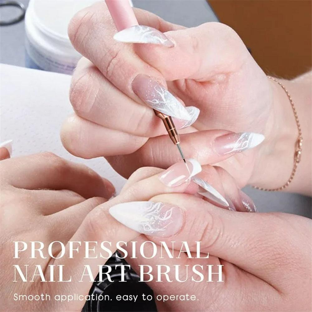 5pcs Nail Art Liner Brush Set  - огляд і ціна Resin Art Gel