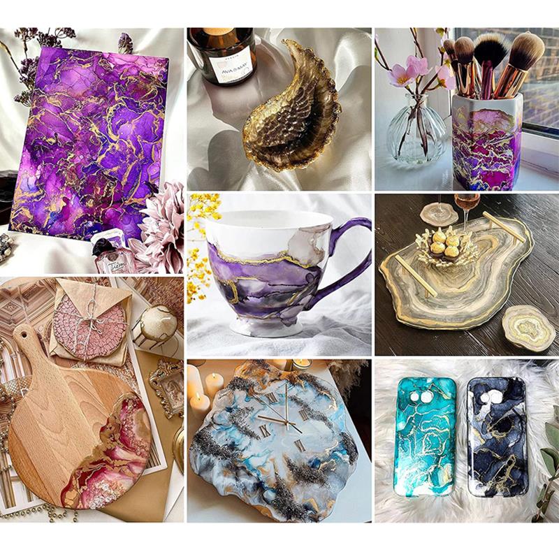 15ml Metal Resin Pigment Alcoh - огляд і ціна Resin Pigment Alcohol Ink