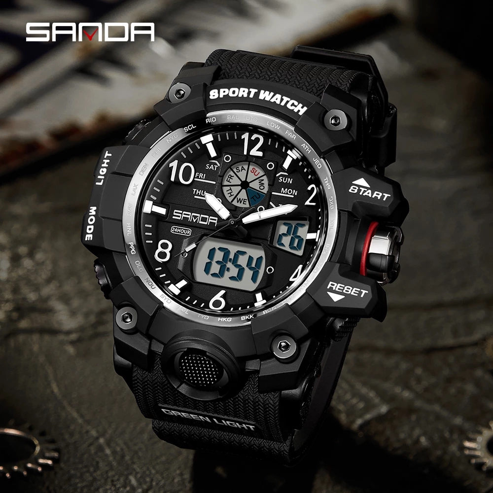 SANDA 30169 Top Sports Men's W - огляд і ціна Resin Art Underwater