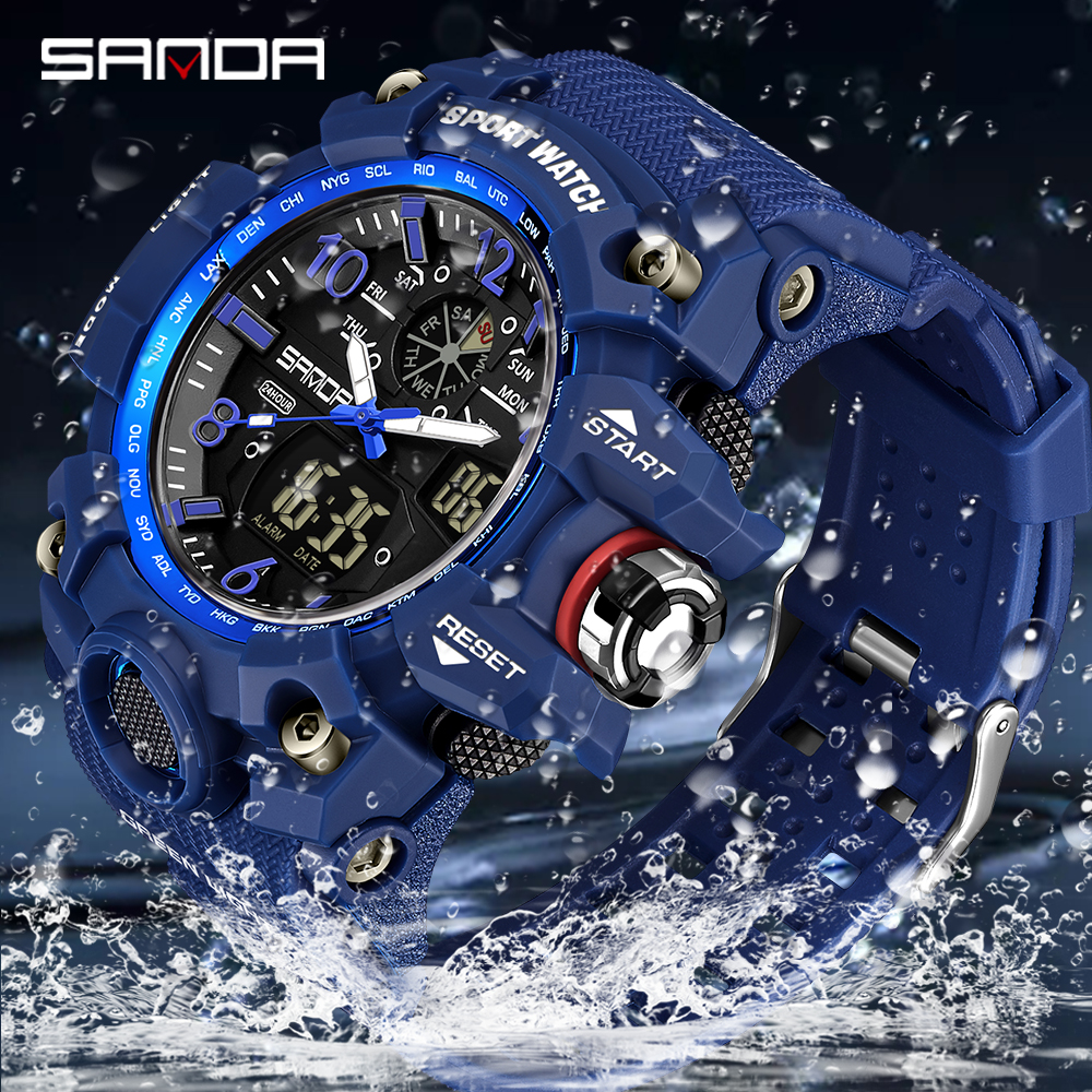 SANDA 30169 Top Sports Men's W - огляд і ціна Resin Art Underwater