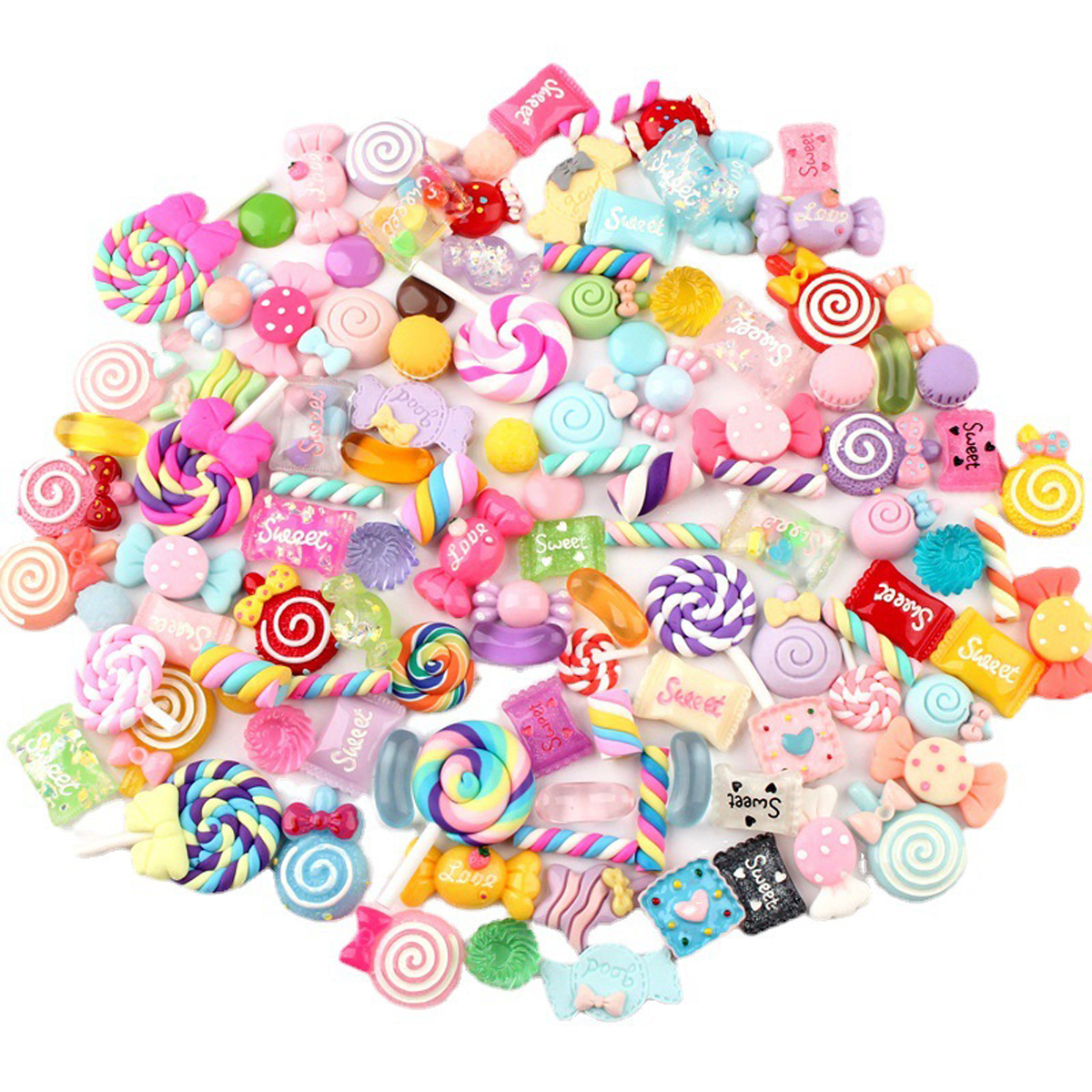 30pcs Random Candy Slime Charm - огляд і ціна Resin Art Craft