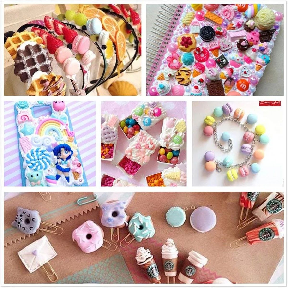 30pcs Random Candy Slime Charm - огляд і ціна Resin Art Craft