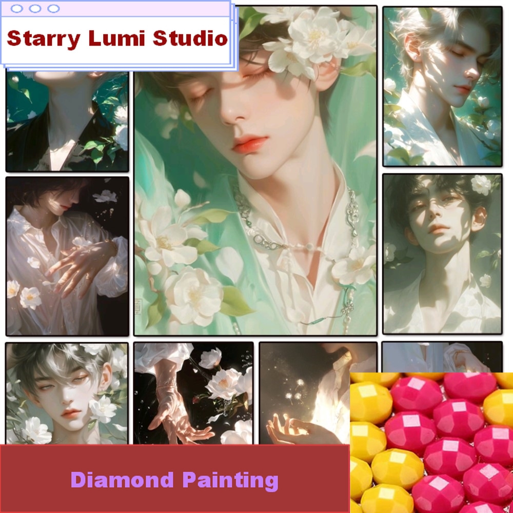 Handsome Boy 5d Diy Diamond Pa - огляд і ціна Resin Art And Jewelry