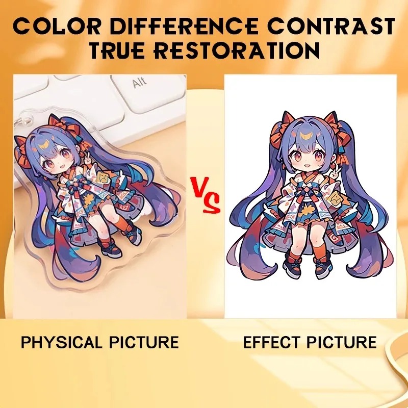 Kawaii Zero Two Anime Figure A - огляд і ціна Resin Art Keychain Design