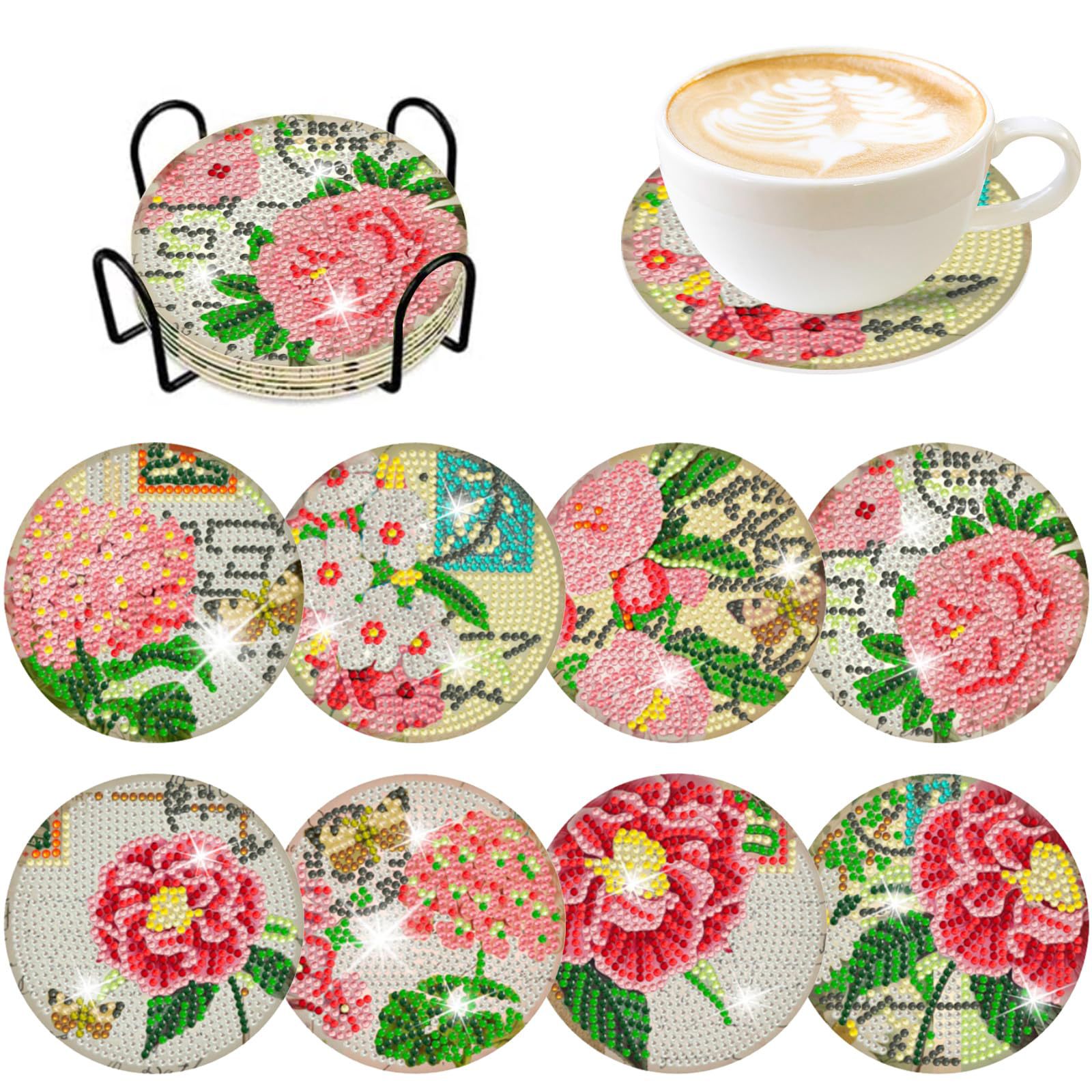 RUOPOTY 8pc/sets Diamond Paint - огляд і ціна Resin Art Kit For Beginners