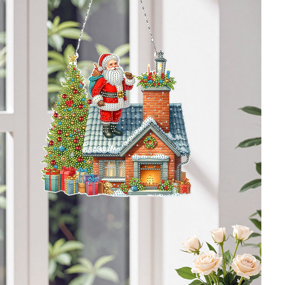 2D/Flat Xmas DIY Rhinestone Di - огляд і ціна Xmas Resin Art