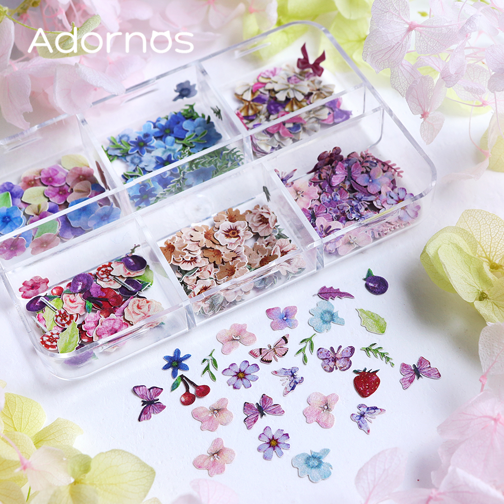 180pcs/box Wood Pulp Flowers C - огляд і ціна Resin Art And Wood