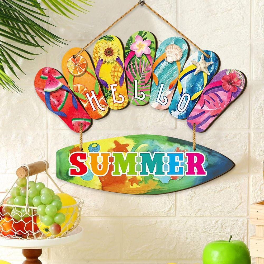 Colorful Hello Summer Wall Orn - огляд і ціна Resin Art And Wood