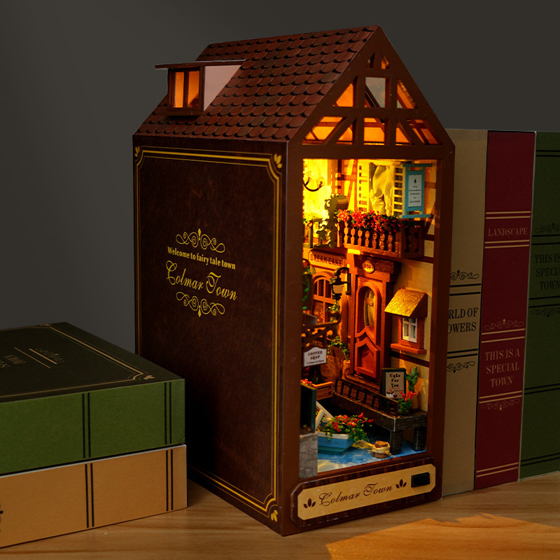 DIY Wooden Book Nook Retro Col - огляд і ціна Resin Art And Wood