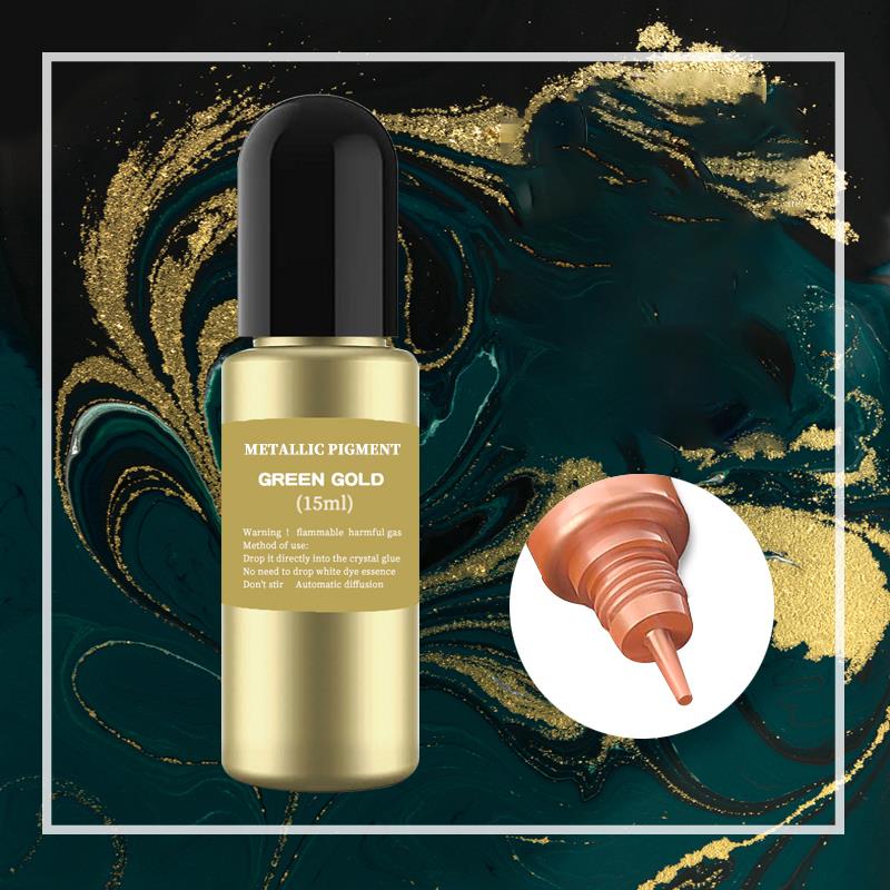 15ml Metal Resin Pigment Alcoh - огляд і ціна Resin Pigment Alcohol Ink