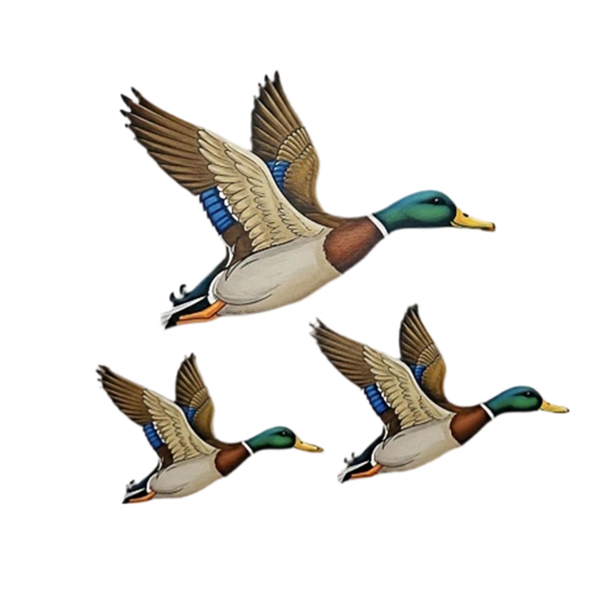 3Pcs Wild Duck Wall Arts Uniqu - огляд і ціна Resin Art And Wood