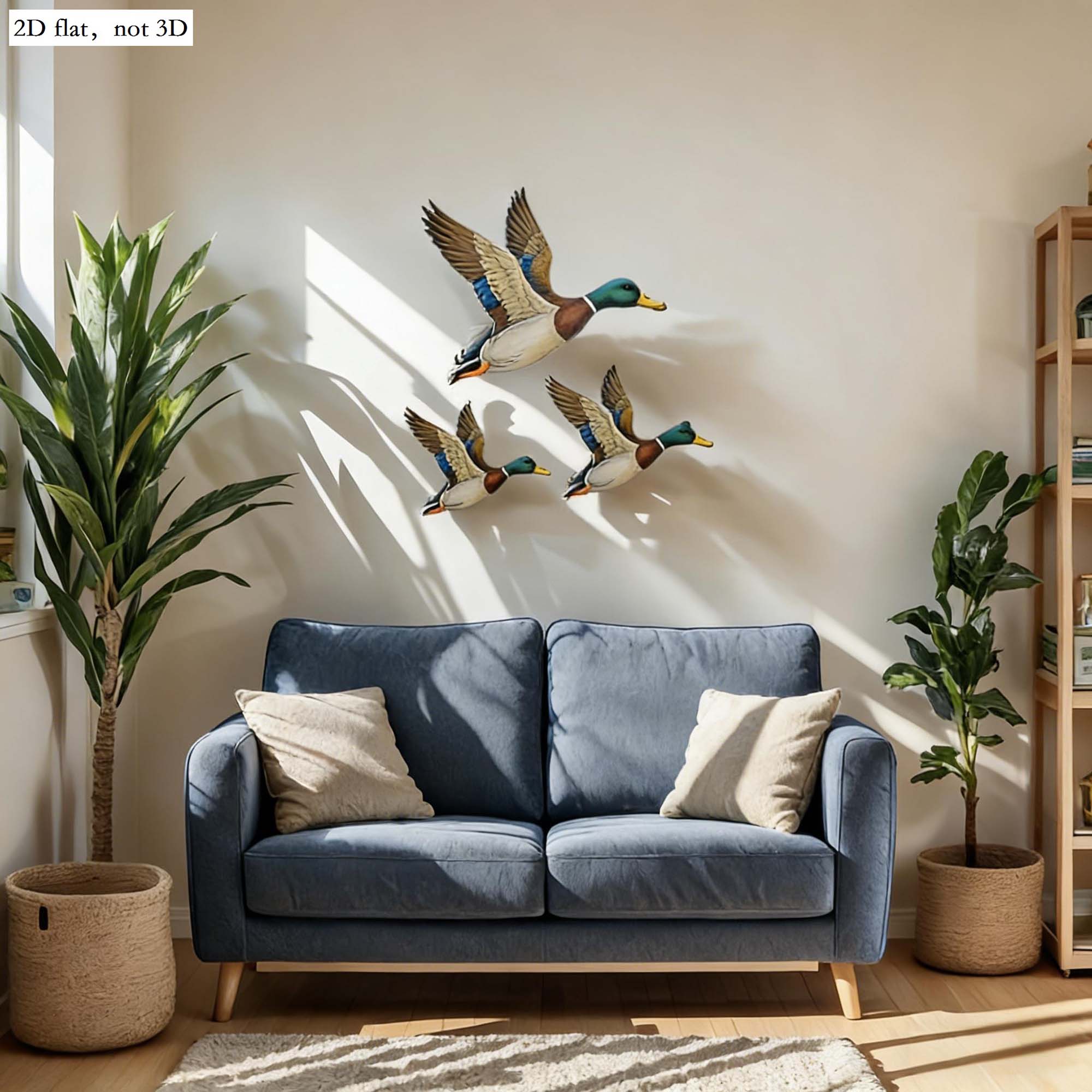 3Pcs Wild Duck Wall Arts Uniqu - огляд і ціна Resin Art And Wood