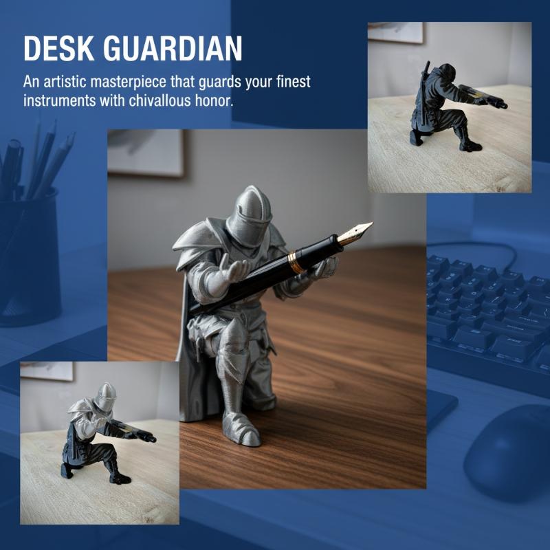 Knight Pen Holder Resin Mediev - огляд і ціна Resin Art Price