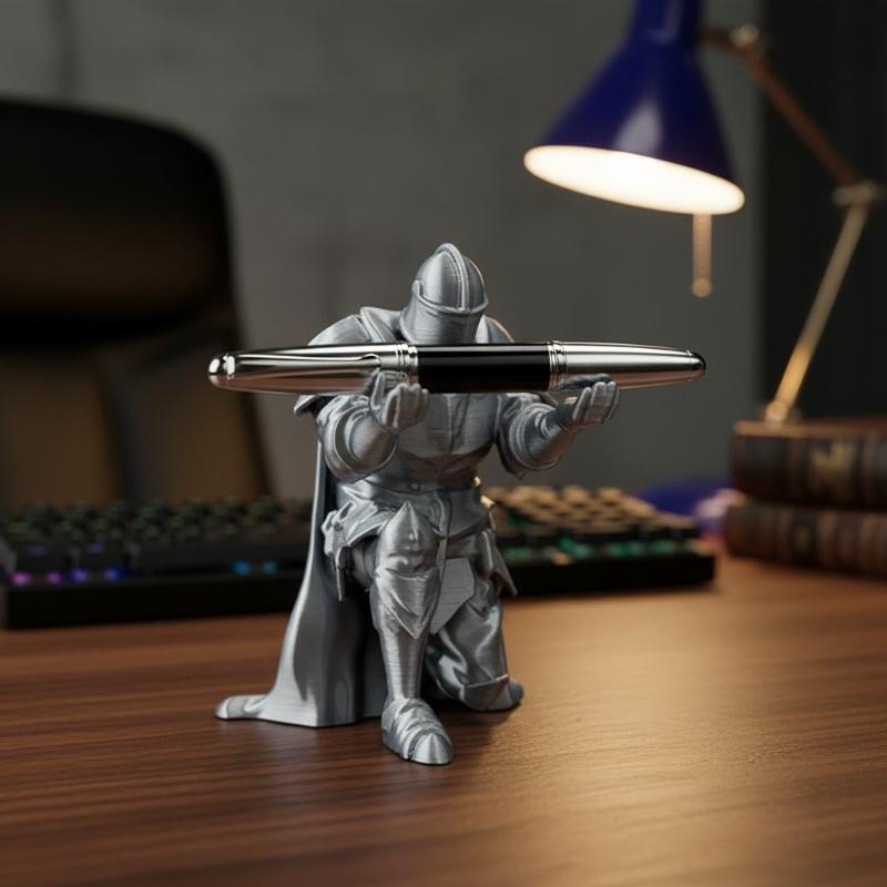 Knight Pen Holder Resin Mediev - огляд і ціна Resin Art Price