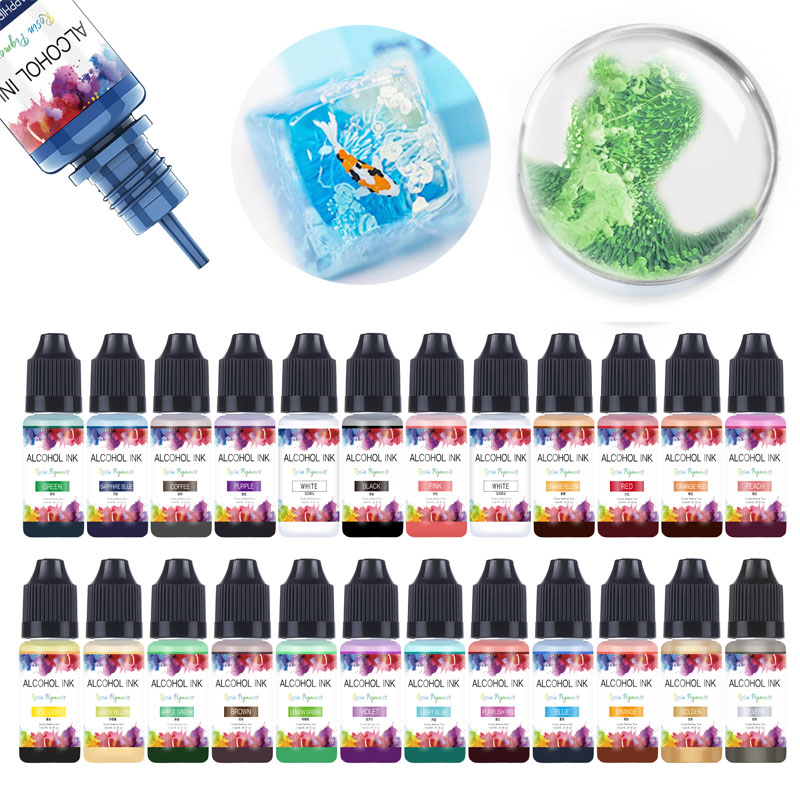 10ml Art Ink Alcohol Resin Pig - огляд і ціна Resin Pigment Alcohol Ink