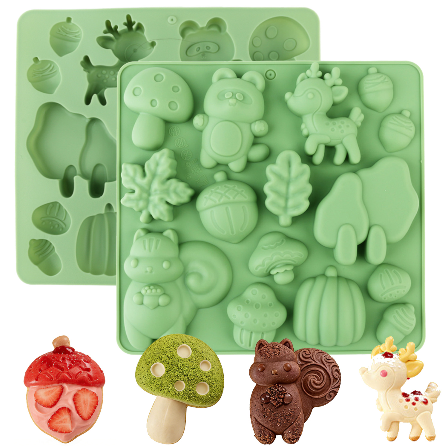 1 Silicone Cake Mold in the Sh - огляд і ціна Resin Art Craft