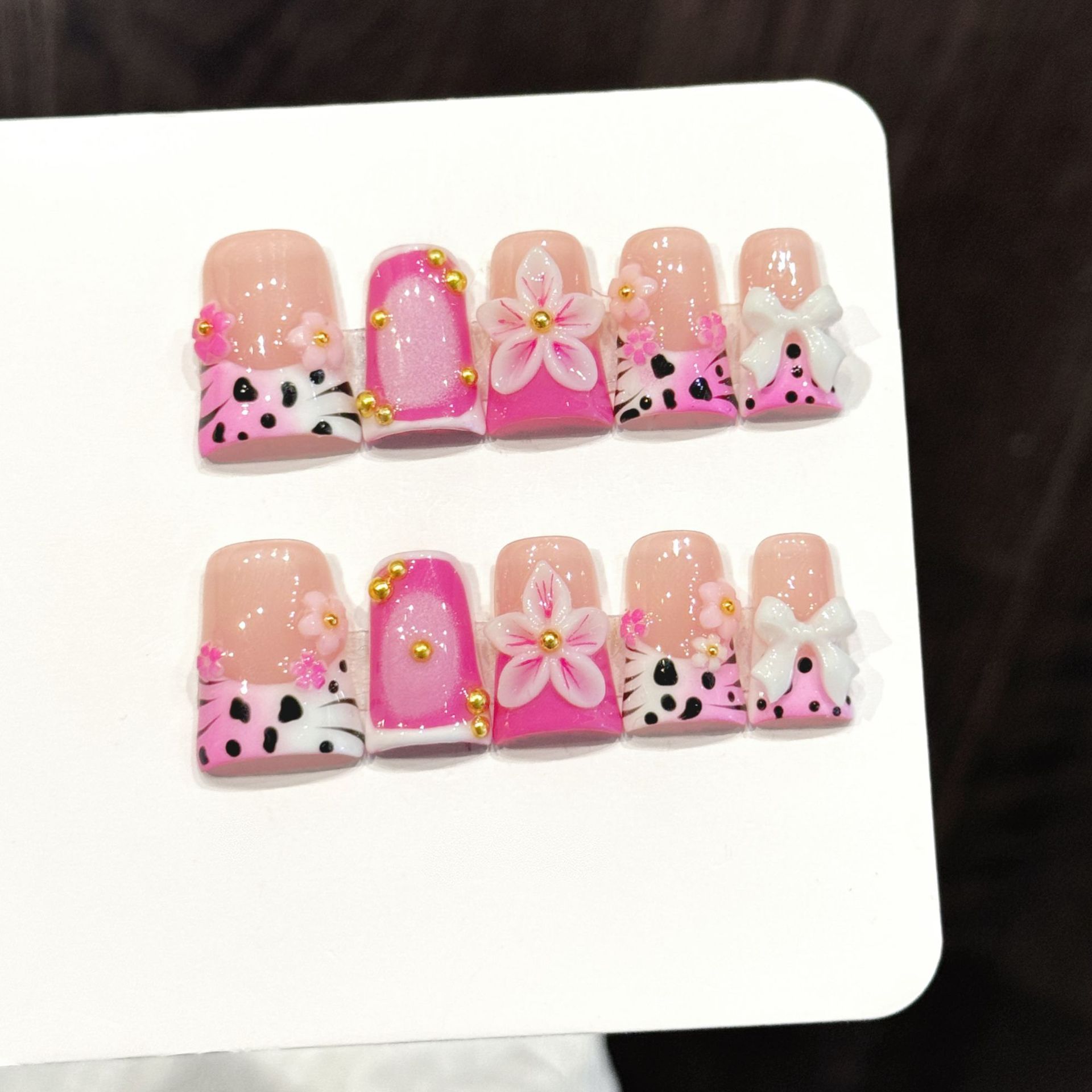 10pcs Pure Hand Pressed Duck N - огляд і ціна Resin Art Flower