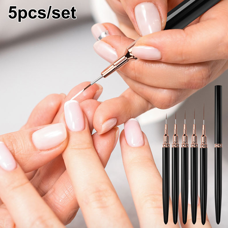 #5Pcs/Set Professional Nail Ar - огляд і ціна Resin Art Gel