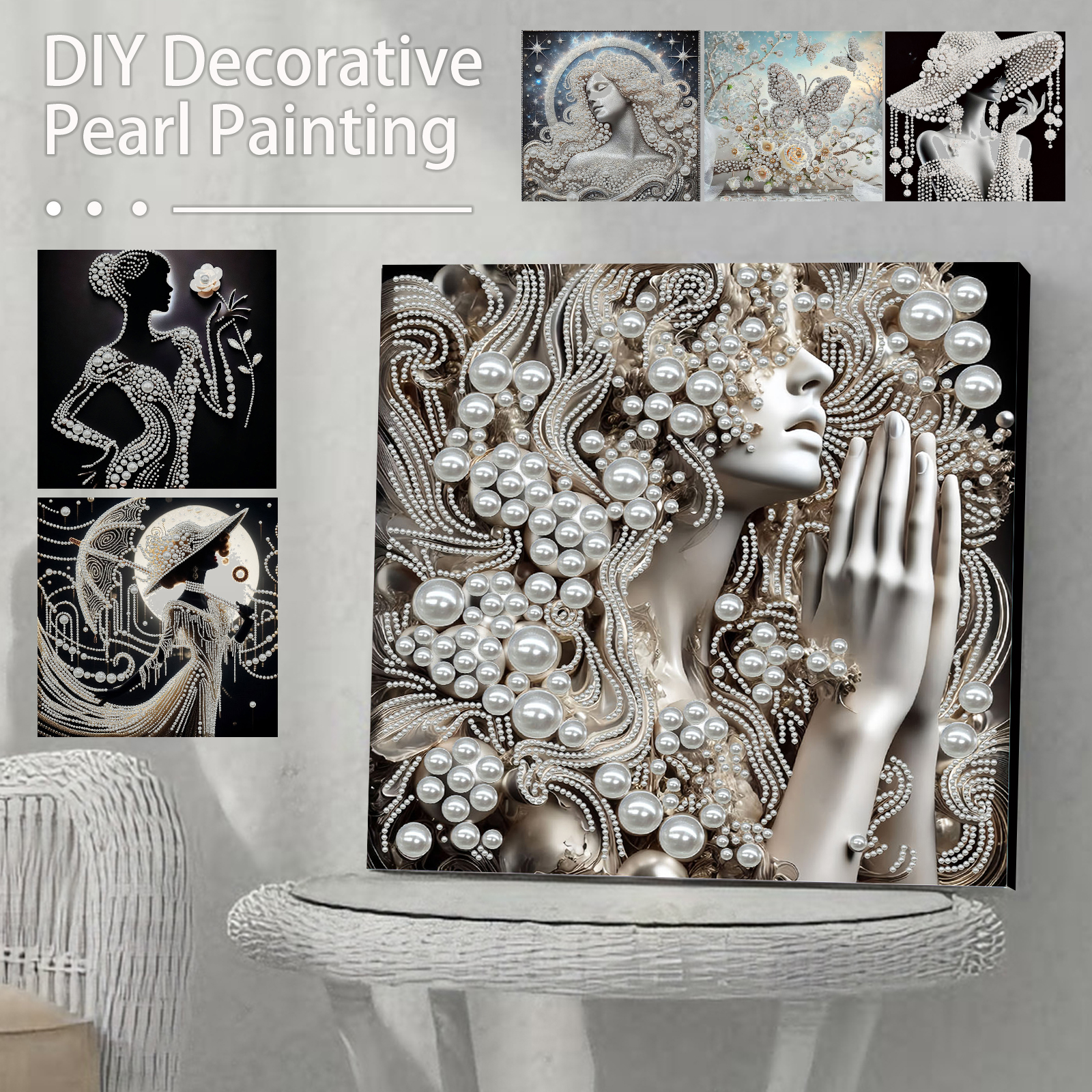 DIY Ladies Pearl Diamond Paint - огляд і ціна Resin Art For Beginners
