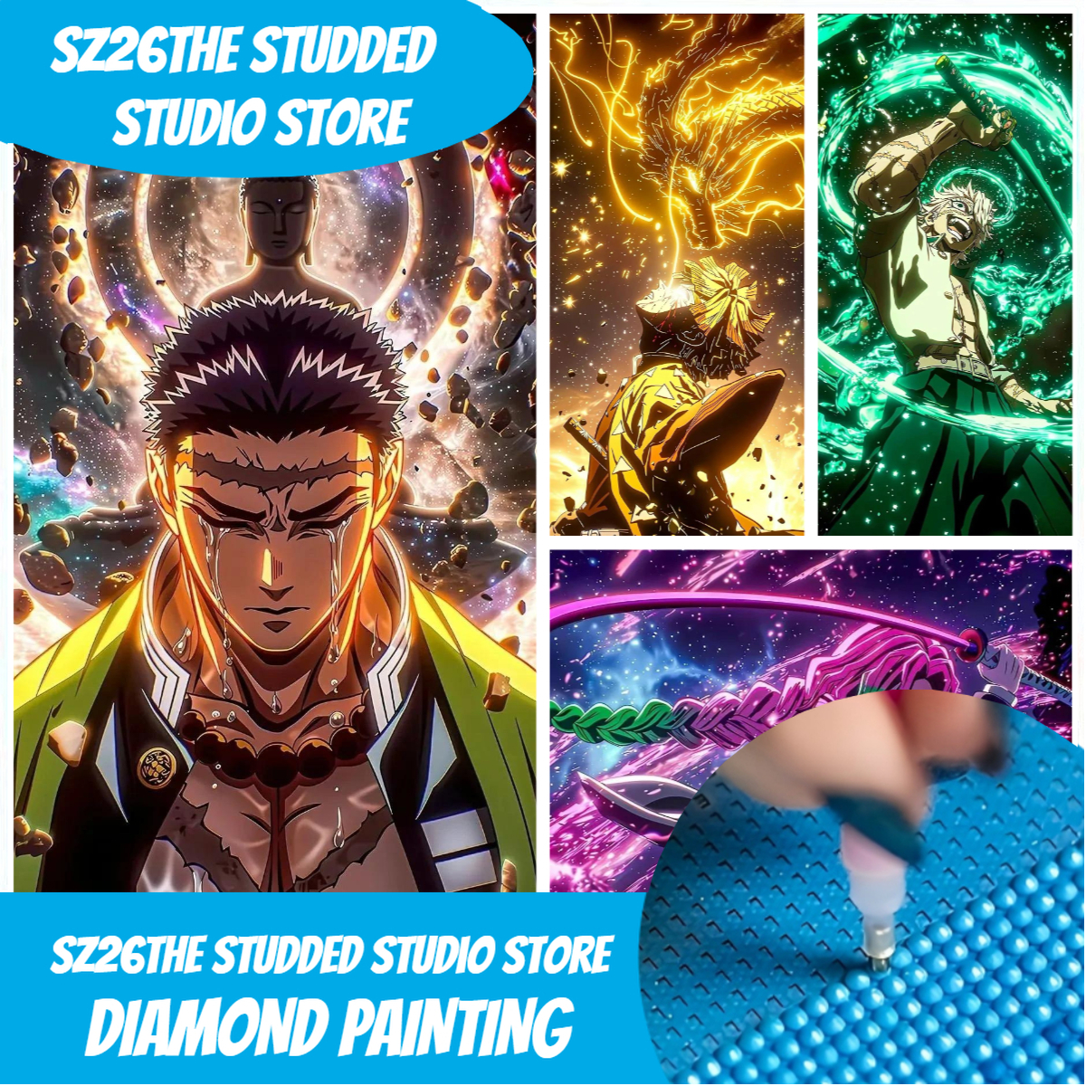 Sz26The Studded Anime Demon Sl - огляд і ціна Resin Art Craft