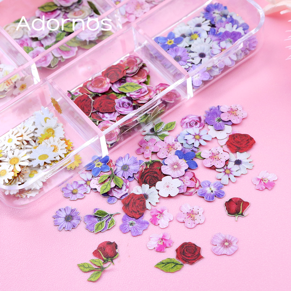 6 Grids Flowers Wood Pulp Chip - огляд і ціна Resin Art And Wood