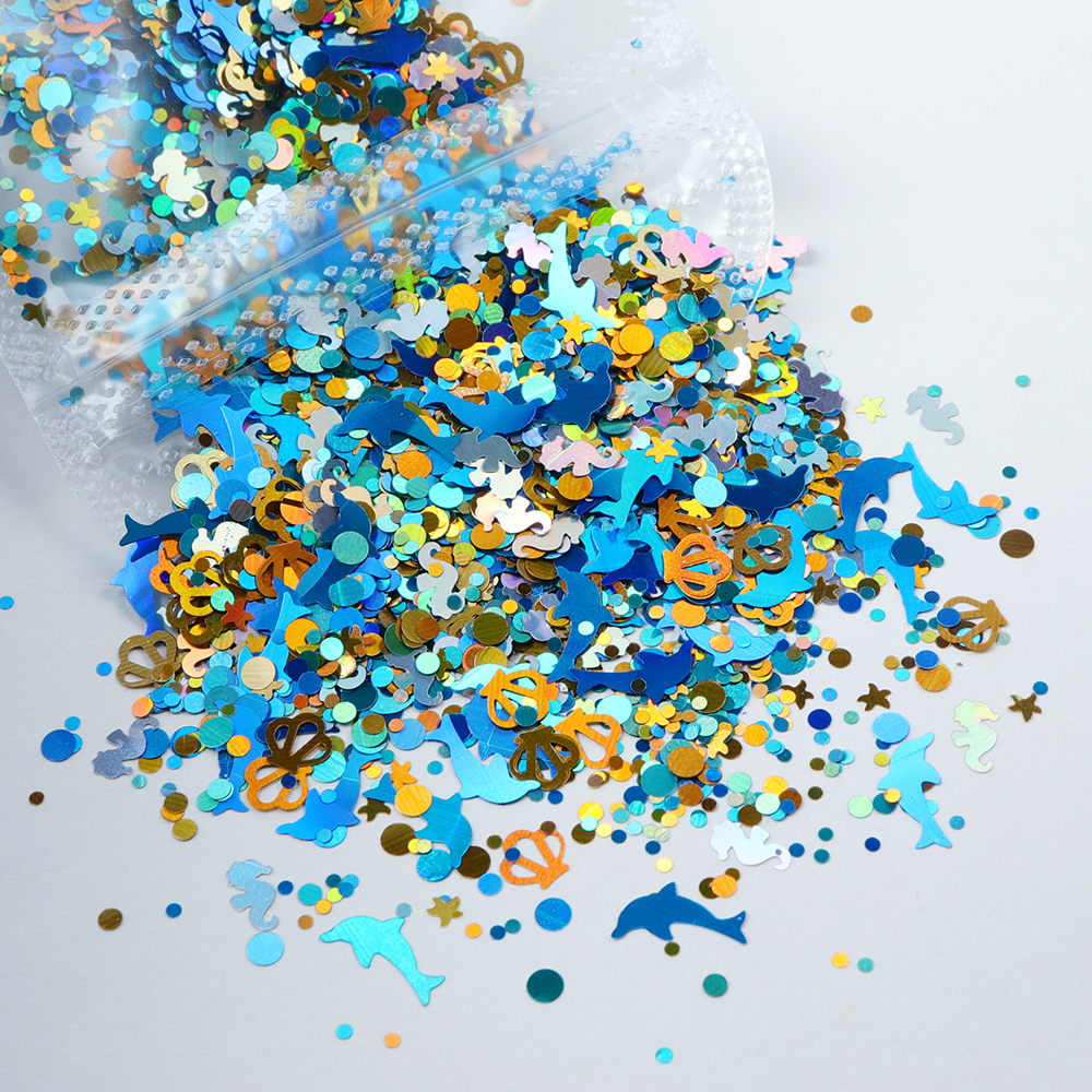 Dolphins Seahorses Glitter For - огляд і ціна Resin Art Price