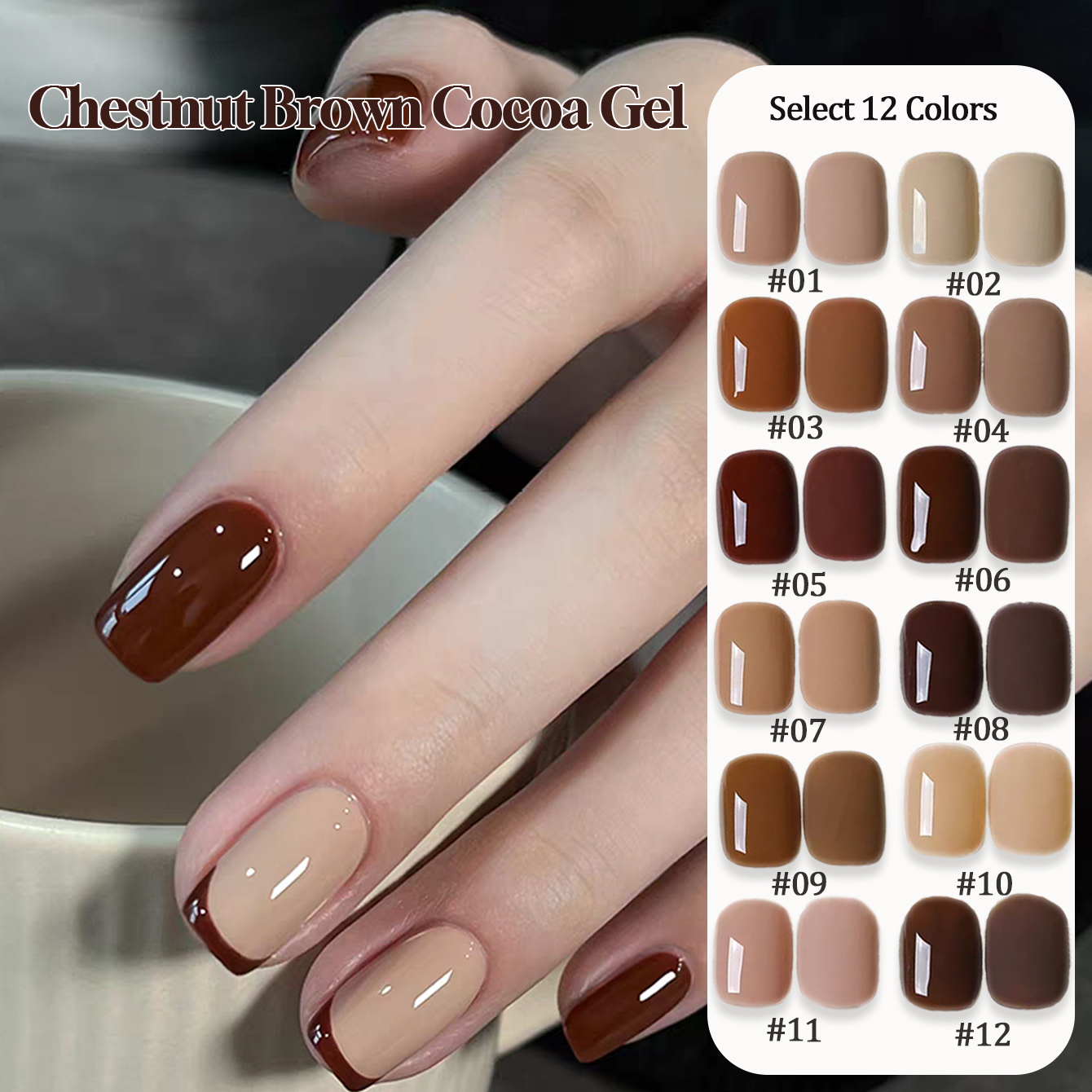 1-12pcs TC Whitening Maillard  - огляд і ціна Resin Art Price