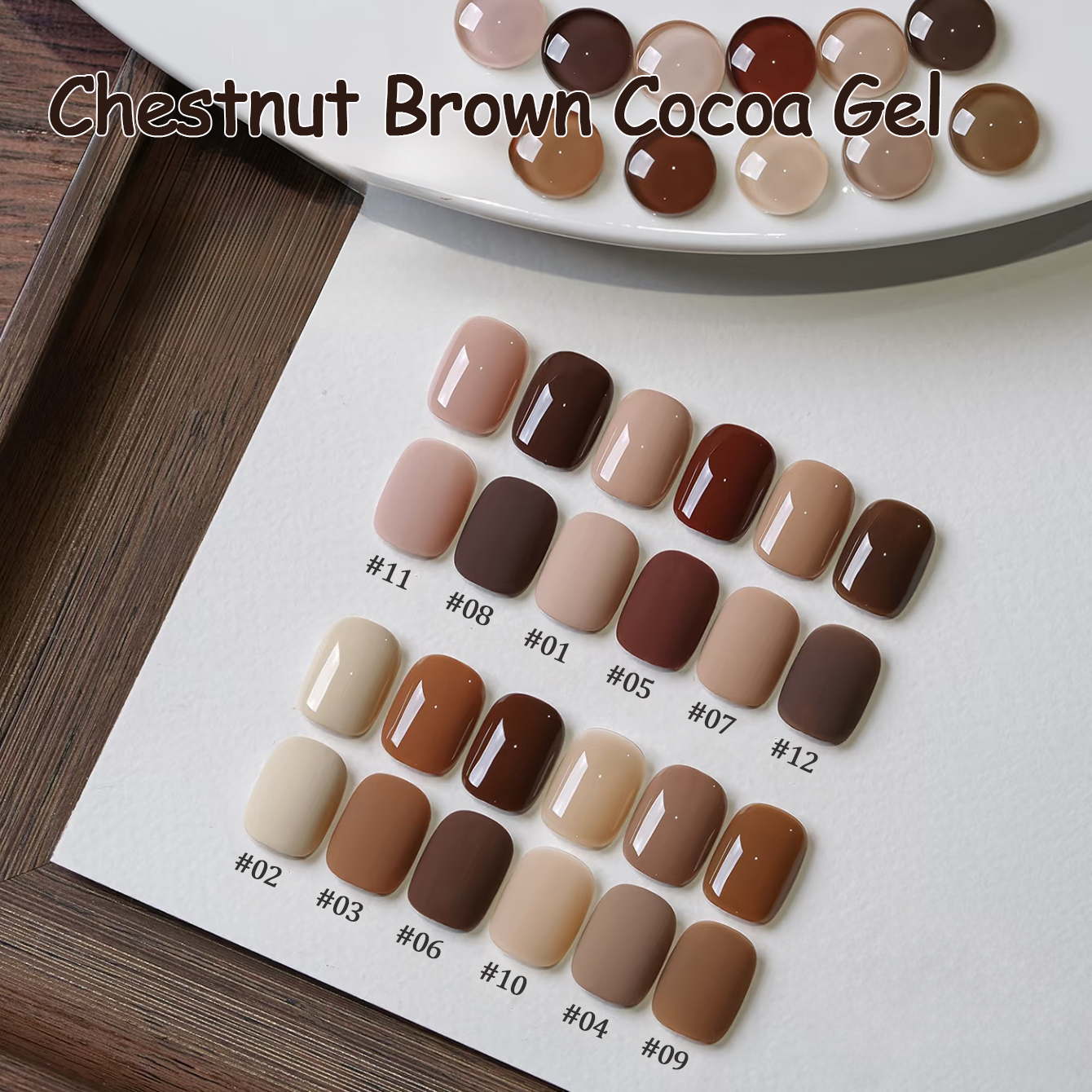 1-12pcs TC Whitening Maillard  - огляд і ціна Resin Art Price