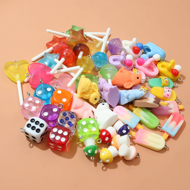10PCS Resin Pendant Charms Rab - огляд і ціна Resin Art Supplies