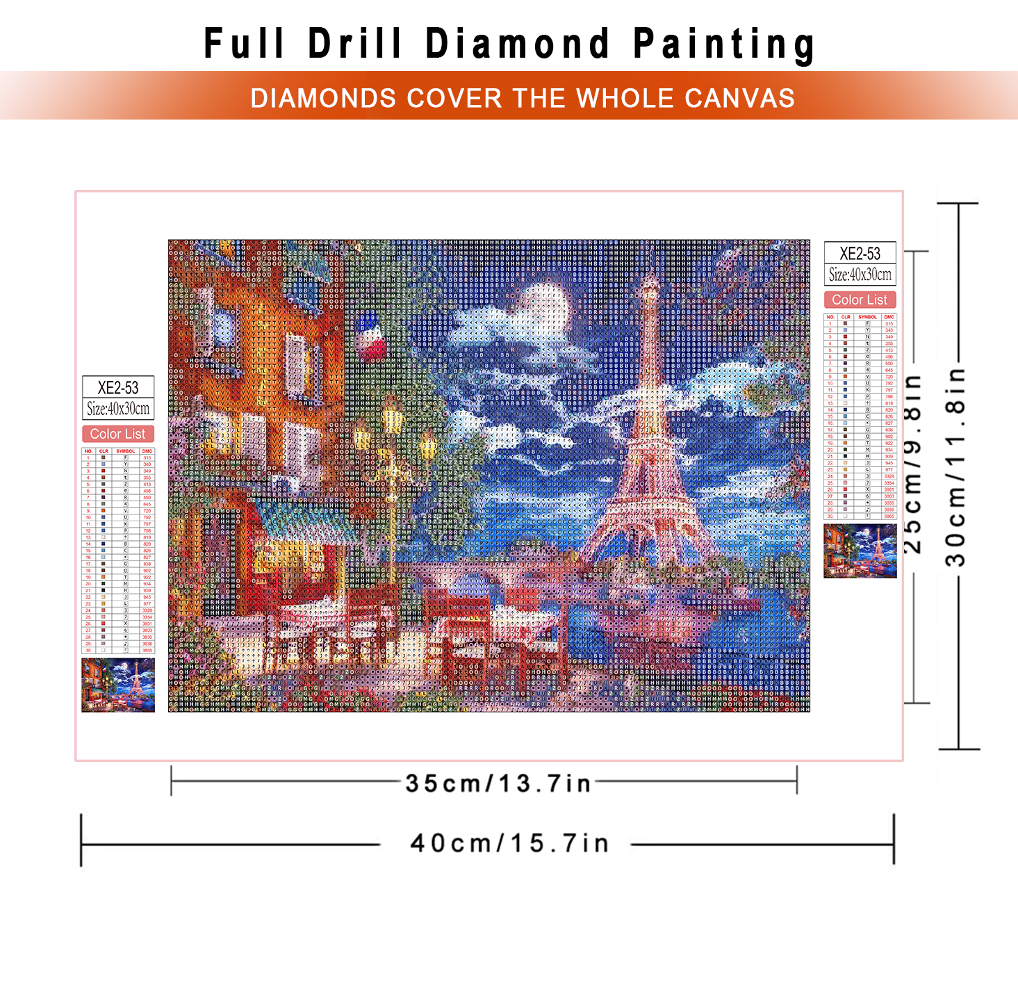 1pc frameless  diamond paintin - огляд і ціна Resin Art Painting
