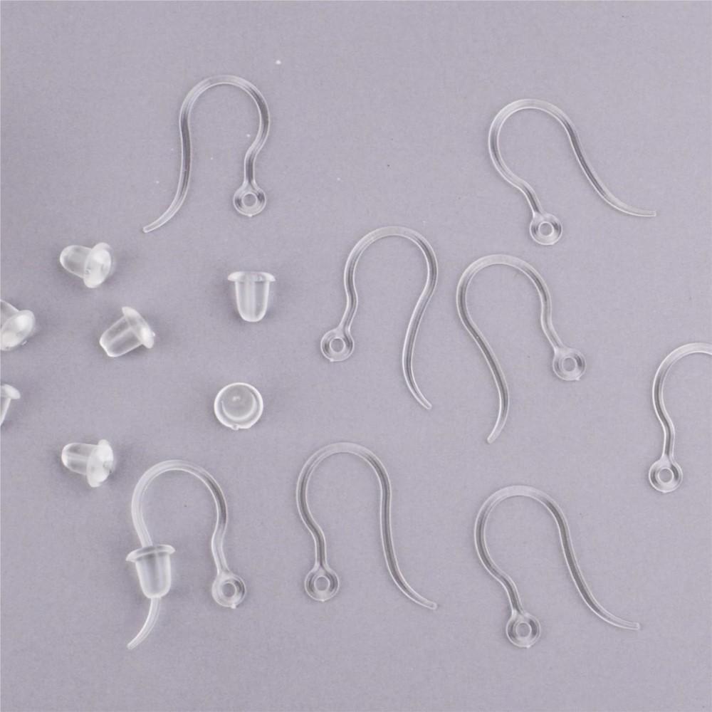 40pcs Clear Plastic Earring Ho - огляд і ціна Resin Art Gift Ideas