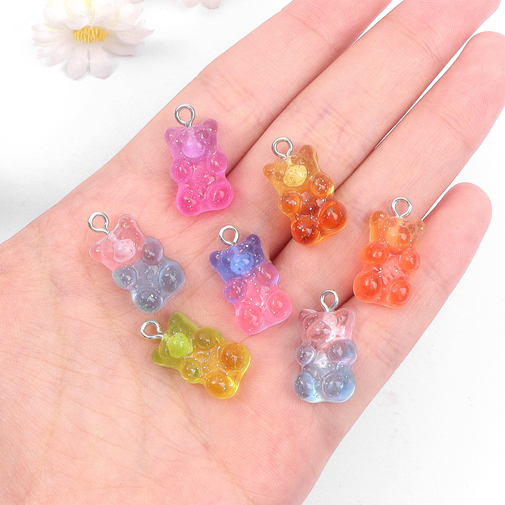 60pcs Dual Color Resin Bear Sh - огляд і ціна Resin Art Craft