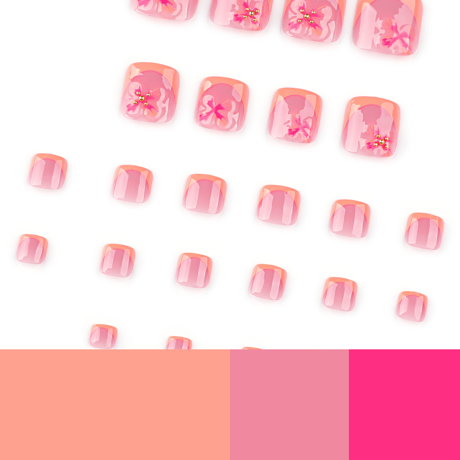 24pcs Charming Flower Pattern  - огляд і ціна Resin Art Flower
