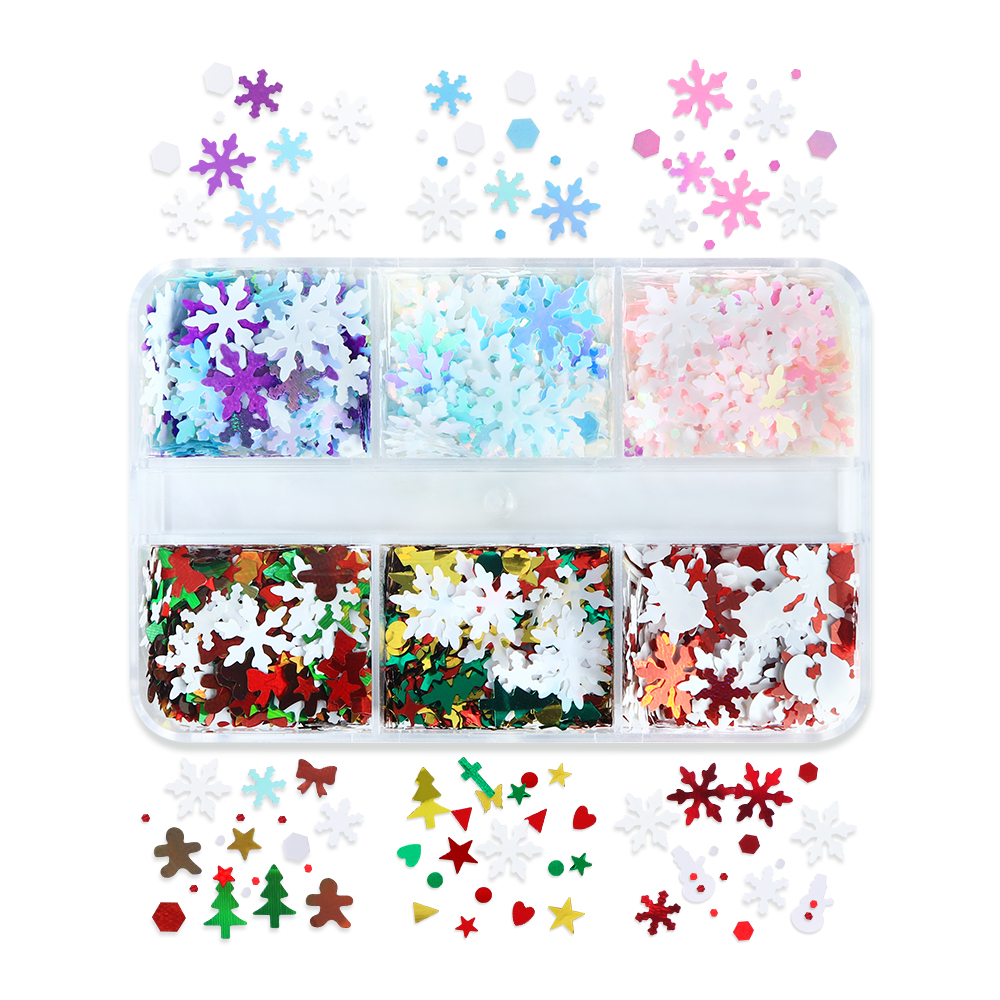 Christmas Mixed Color Snowflak - огляд і ціна Xmas Resin Art