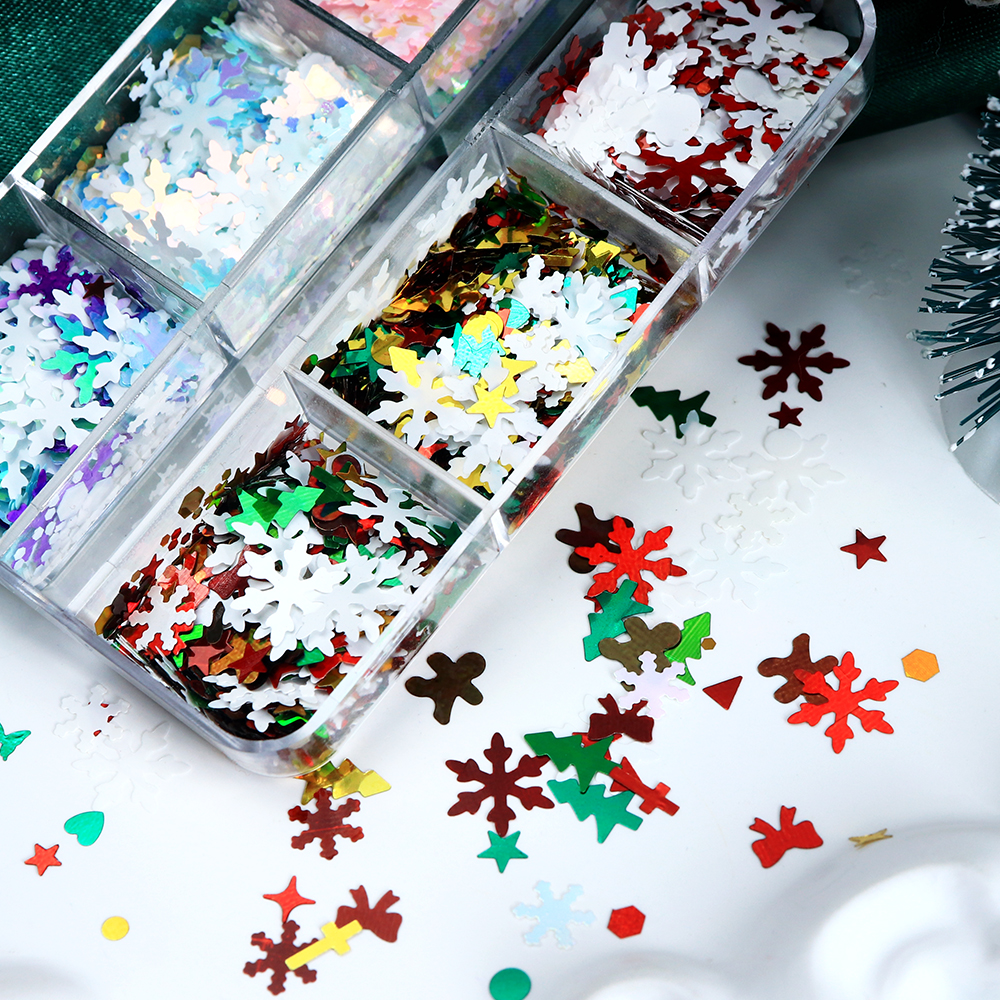 Christmas Mixed Color Snowflak - огляд і ціна Xmas Resin Art